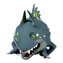 The Brinehound Fruit, a 3D model made for the game