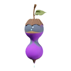 The Hourtide Fruit, a 3D model made for the game